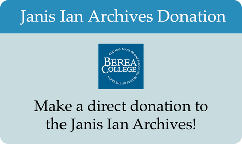 The Janis Ian Archives Donation - $25